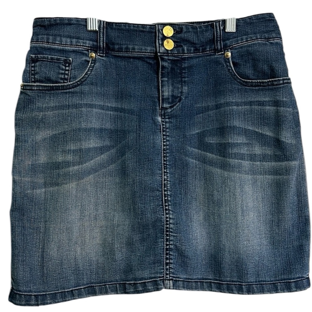 New York & Co Jean Skirt Size 6